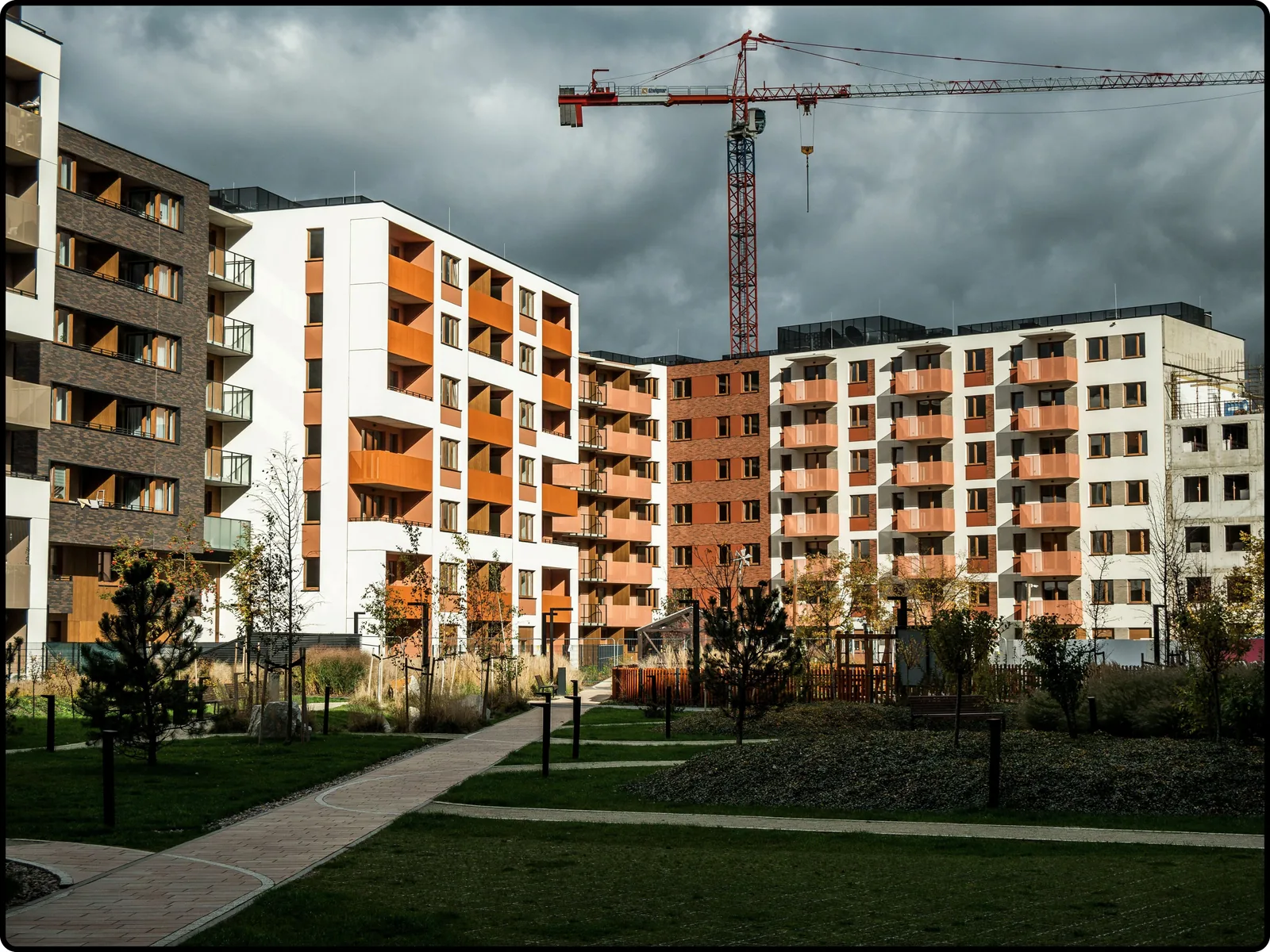 Residential construction work including house building and finishing
